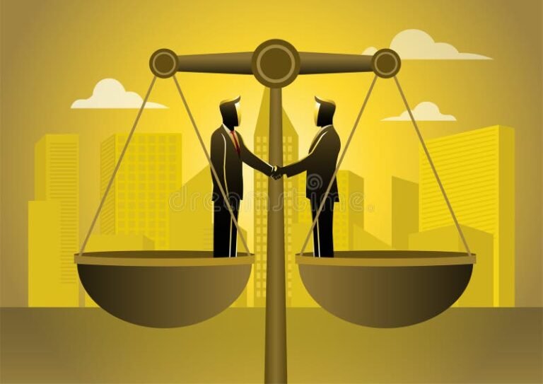 Cos'è il rating di legalità e come può influenzare le imprese 25 bilancia della giustizia con simboli aziendali