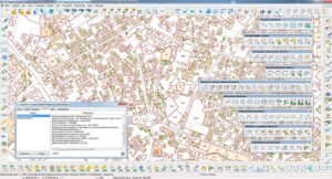 calcolatrice con documenti catastali e mappa