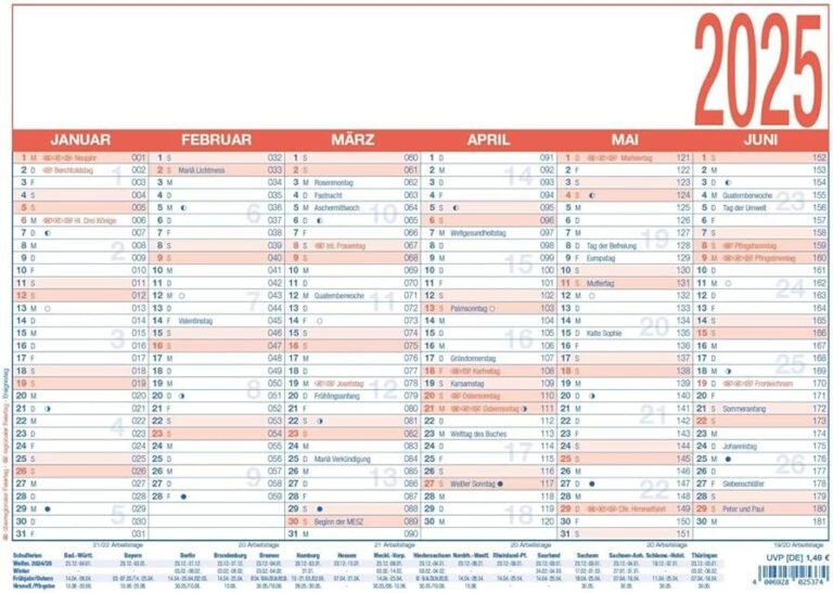 calendario con evidenziate date di ferie lavorative