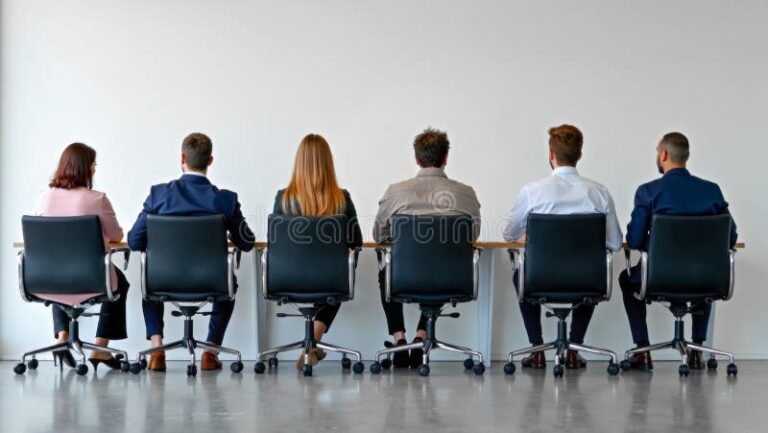 candidati che compilano moduli al centro impiego