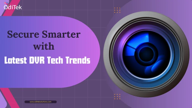 dvr moderno con aggiornamento software visibile