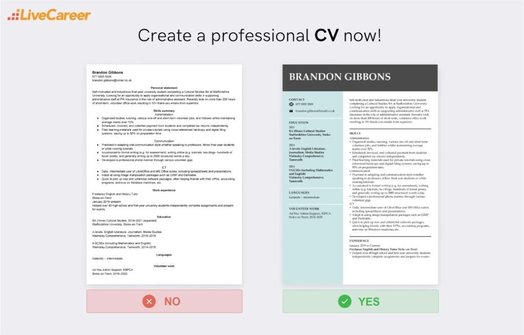 Come Scrivere un Curriculum Vitae per la Prima Esperienza Lavorativa