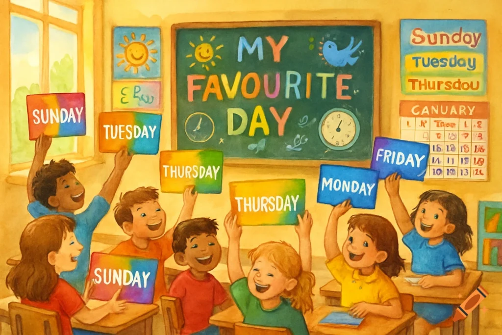 Come Creare Uno Schema Turni Efficace per una Classe Quinta 2 insegnante con calendario e bambini sorridenti