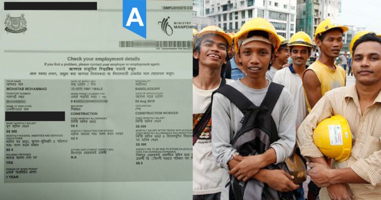 lavoratore con casco e documenti stipendio