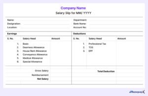 mano che esamina una busta paga dettagliata