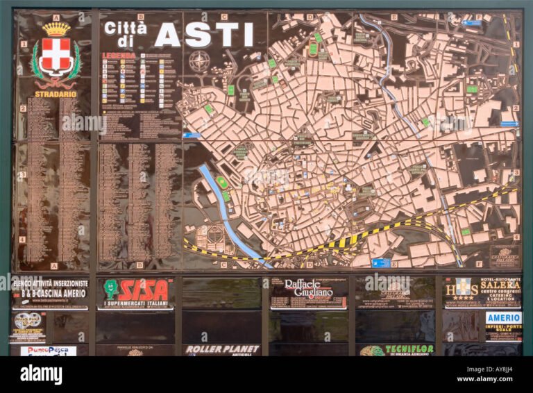 Come Trovare Lavoro Nella Provincia Di Asti: Quali Opportunità Ci Sono 6 mappa della provincia di asti con lavoro