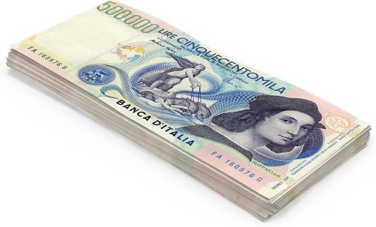 Quando Vengono Pagate Tredicesima e Quattordicesima in Italia 13 pacchi regalo con banconote italiane sopra