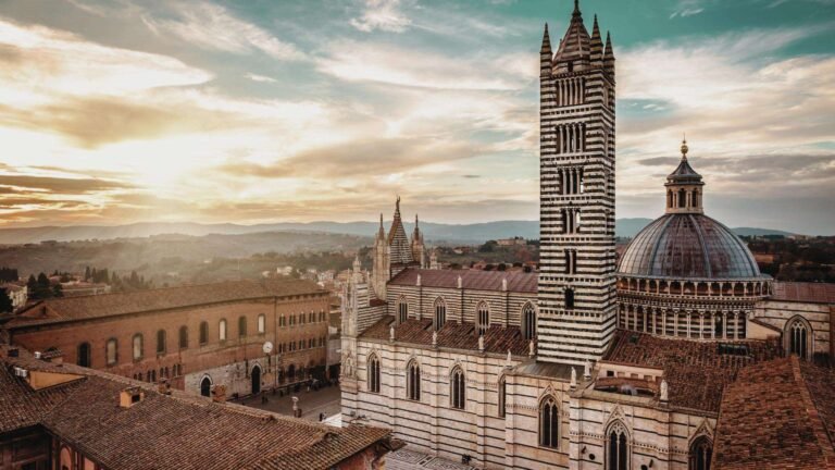 panorama del centro di santa maria di sala