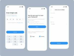 schermata app authenticator con codice otp