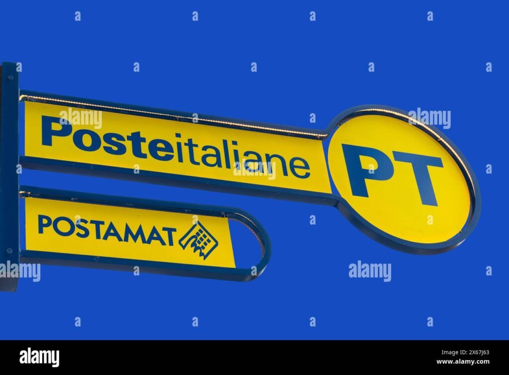 terminale pos con logo poste italiane